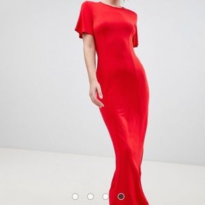 ✨Dark Red ASOS Maxi Dress✨
